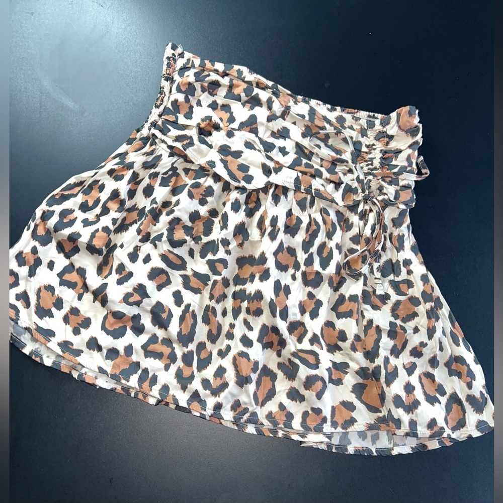 Aerie Silk Feel Cheetah print Skirt Size XS EUC